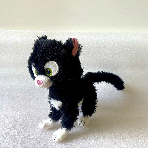 Mittens Bolt Cat Plush 7" Scruffy Stuffed Toy Kitty Disney Store Rare - Picture 1 of 11
